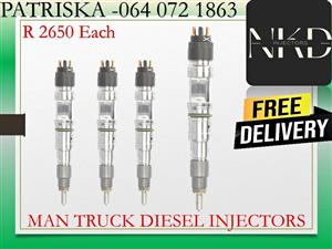MAN TRUCK DIESEL INJECTORS FOR SALE OR TO RECON