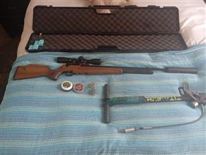 Pusat arms 5.5mm PCP Air rifle with extras