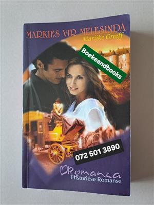 Markies Vir Melesinda - Marijke Greeff - Romanza - Historiese Romanse.  