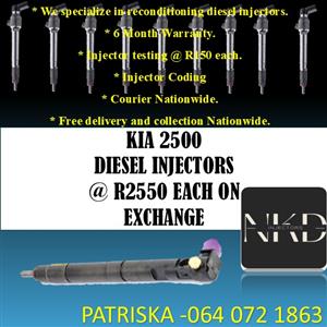 DIESEL INJECTORS FOR KIA 2500 FOR SALE 