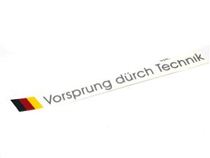 Vorsprung Durch Technik Sticker