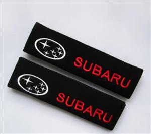  Brand New Subaru Scooby all models Seat Belt Cover Shoulder Pads 