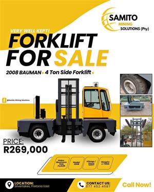Baumann Side Forklift