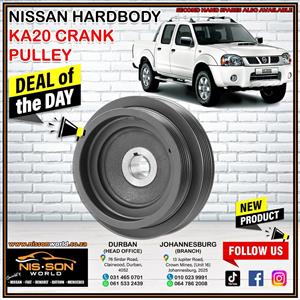 NISSAN HARDBODY KA20 CRANK PULLEY