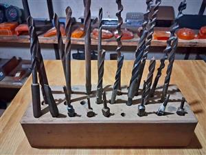 Bores × 20, with holder, for wood working