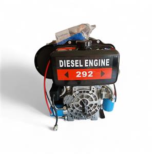  Diesel Engine 292FE/24hp with Electric Start, V Twin Eng, 4 Stroke Air Cooled