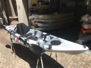 Pioneer Kayak, single including Seat, Paddle & Rod holder