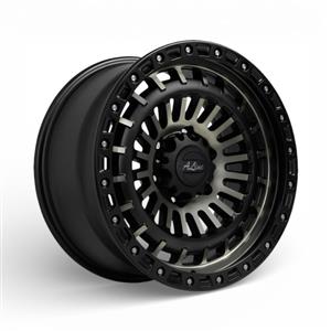 17″ A-Line Block 5/127 Satin Black Tint Alloy Wheels