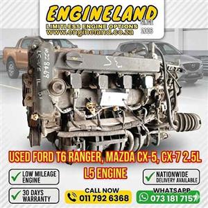 Ford Ranger T6, Mazda CX-5, CX-7 2.5L L5 engine
