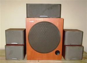 sony wooden speakers