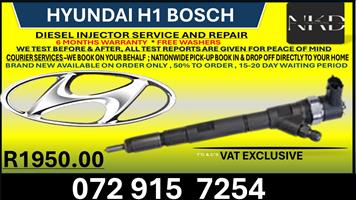 Hyundai H1 Bosch Diesel Injectors 