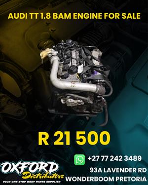 Audi TT 1.8T BAM Complete Turbo Engine For Sale