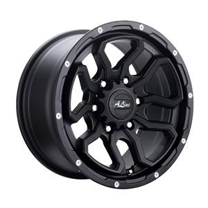 20″ A-Line Dakar 6/139 Satin Black alloy Wheels