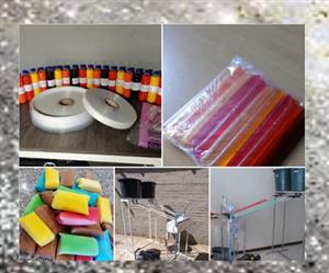 We supply everything you need, machinery, raw materials, plastics, 