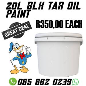 20l Oil Base Multipurpose Black paint 