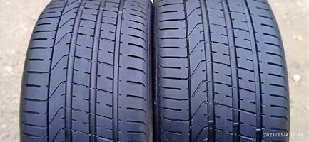 2 X 315/35/21 Pirelli P zero SUV tyres for porch & mercedes
