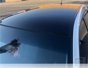 Car mirror & roof wrap gloss