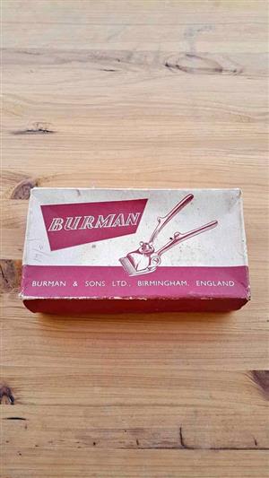  Vintage Burman Hair Clippers – Collectible Barber Tool 🇬🇧