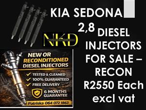 KIA SEDONA - Diesel Injectors Specialist -Nationwide Delivery 