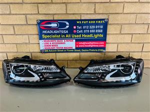 VW Jetta 6 Facelift left and right side LED xenon headlights 