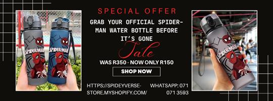 SPIDER-MAN BOTTLES NOW ONLY 