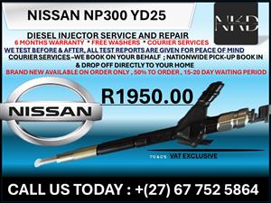 Nissan Np300 yd25 Diesel Injectors