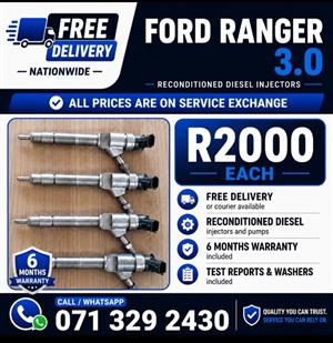 FORD RANGER 3.0 INJECTORS FOR SALE WITH WARRANTY 