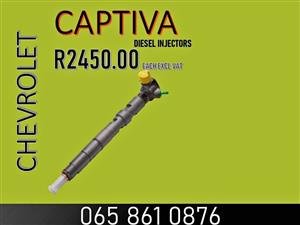 Captiva diesel injector for sale with a 6 months warranty