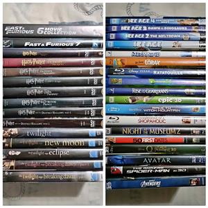 Good collection of Blu-ray and DVD movies - as new.