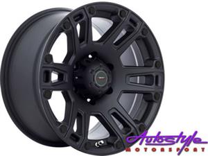 16″ A-Line Dagger 6/139 STBK Alloy Wheels