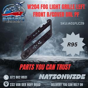 NEW Mercedes-Benz W204 Fog Light Grille Left Front Bumper Cover DRL PF