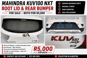 Mahindra KUV100 NXT bootlid/tailgate for sale