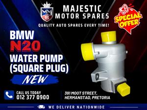 BMW N20 Water Pump (Square Plug) for Sale - New