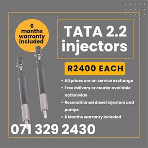 TATA 2.2 INJECTORS FOR SALE WITH WARRANTY INCLUDED