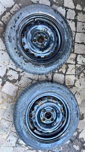 Nissan Micra 175/65/R14 Wheels Available Call or Whatsapp 