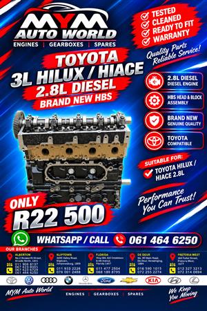 Toyota 3L Hilux engine