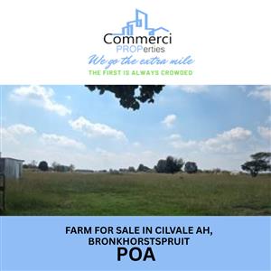 Farm for Sale in Cilvale AH, Bronkhorstspruit