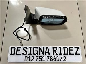 BMW E46 3-SERIES FRONT RIGHT MIRROR AVAILABLE.