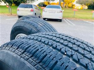 4 Tyres & Rims original frm VW for sale. Suitable for Amarok Double cab .