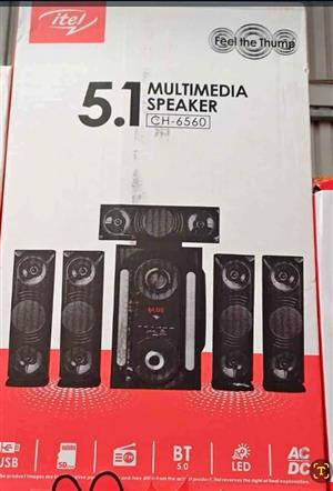 5.1 Channel Bluetooth Multimedia Speakers,  New with warranty and FREE DELIVERY