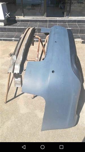 Audi A4 b7 sedan rear bumper complete with reinforcement and spoilers