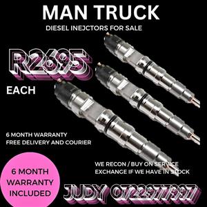 Man Truck Diesel Injectors for sale on service exchange or to recon