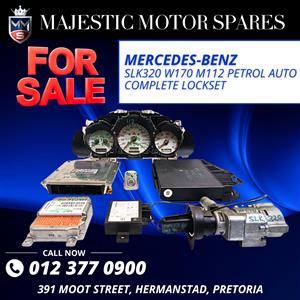Mercedes SLK320 W170 M112 Petrol Lockset for Sale – Used