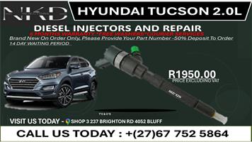 Hyundai Tucson 2.0L Diesel Injectors on Recondition