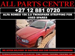 Alfa romeo 156 2.0 twinspark stripping for used spares for sale 