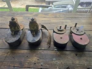 Vintage Strap-Type Shock Absorbers