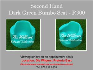 Second Hand Green Bumbo Seat