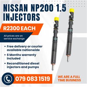 NISSAN NP200 1.5 INJECTORS FOR SALE WITH WARRANTY 