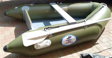 New Thermowelded 2,4m Olive & Grey Inflatable boat.