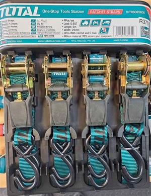 Brand New Total Tools Ratchet Straps